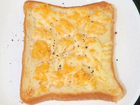 マヨ卵トースト☆洗い物を少なく☆お手軽に